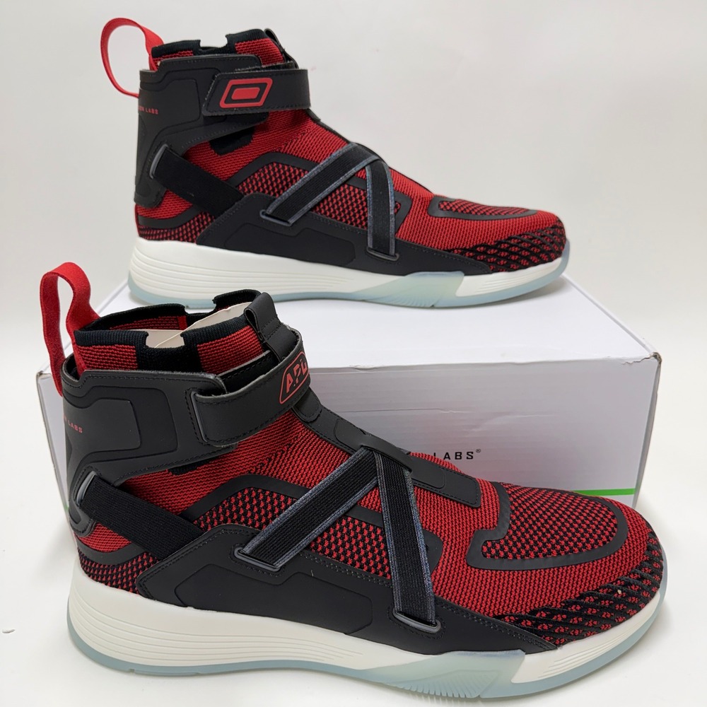 APL Super Future Basketball Shoes Mens 15 Red Black White 1-1-009-223-625-LS NEW